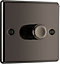 GoodHome Black Nickel profile Single 2 way 400W Dimmer switch