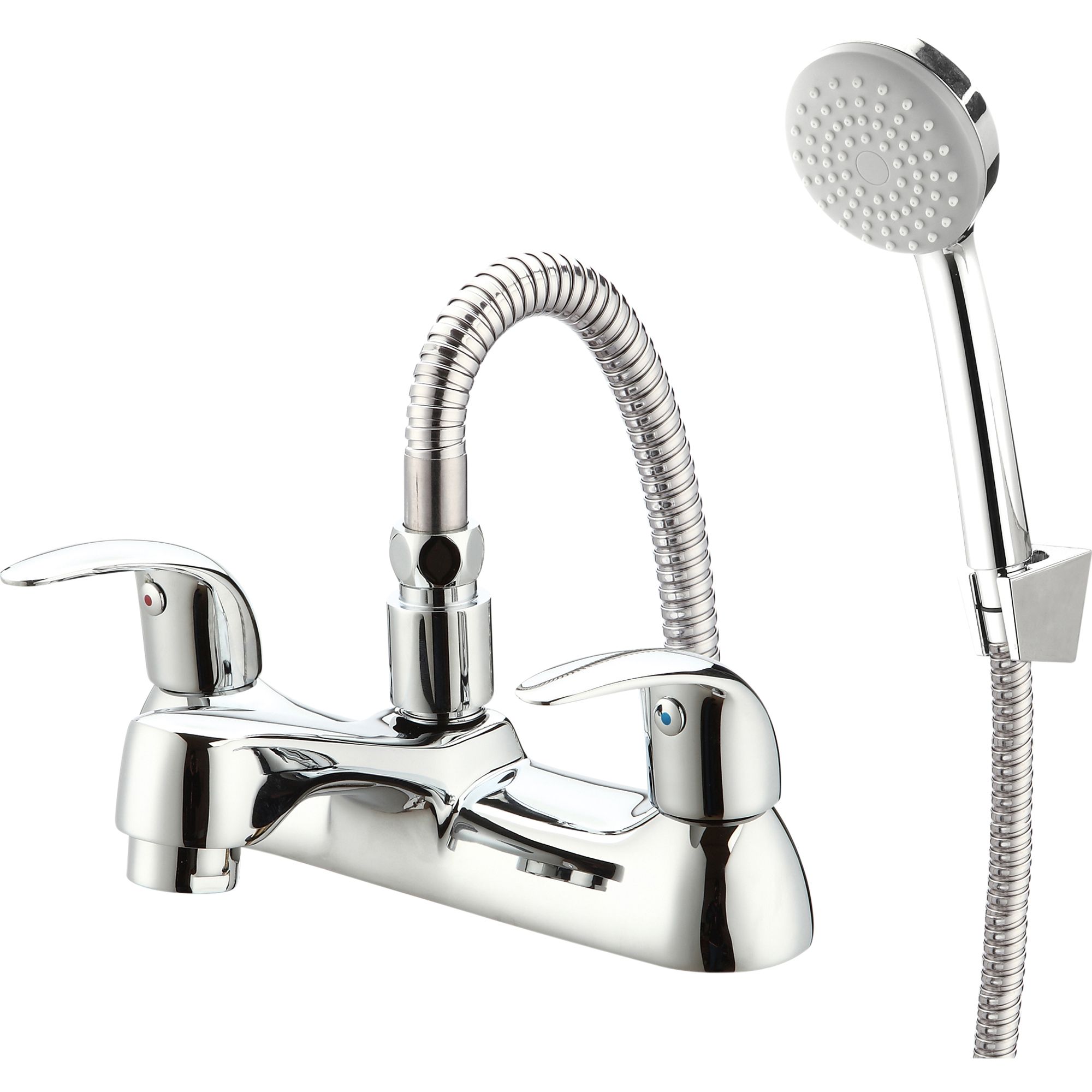 GoodHome Blyth 2 Tap Hole Shower mixer Tap