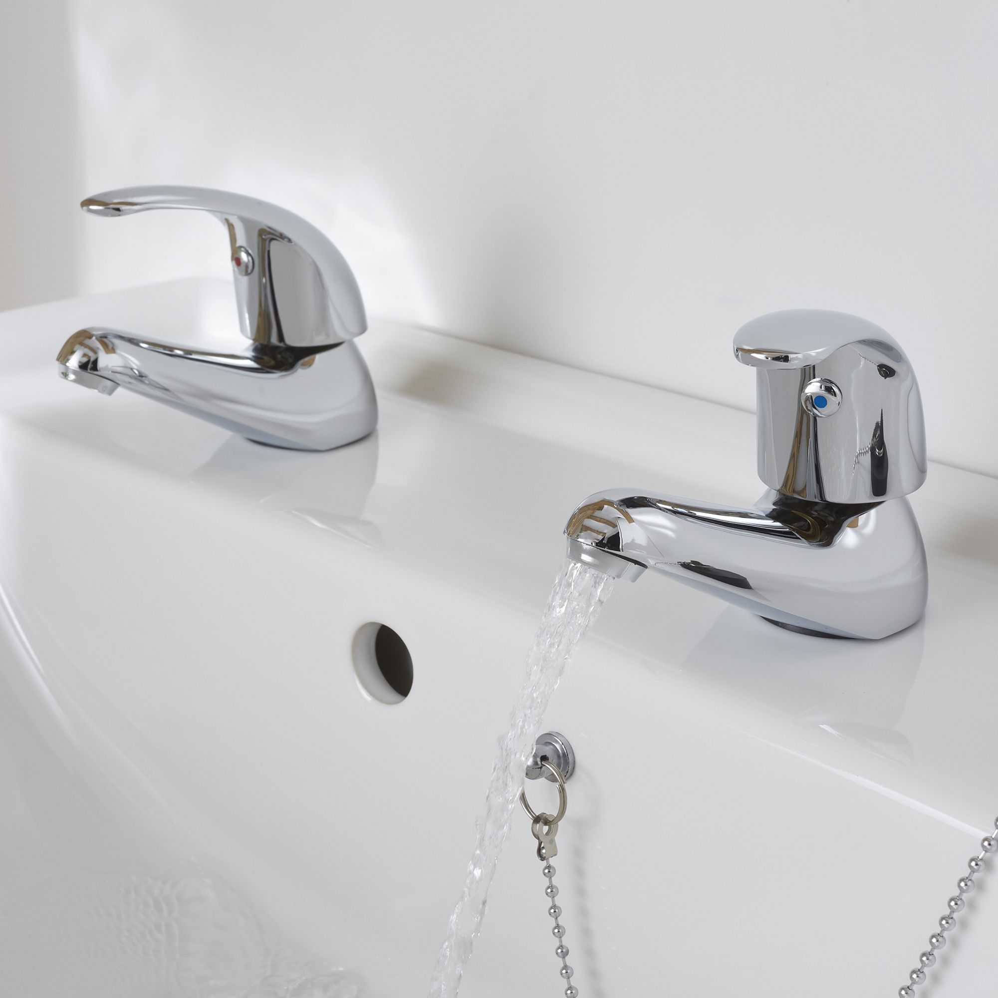 GoodHome Blyth Contemporary Basin Pillar Tap
