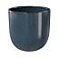 GoodHome Boann Gloss Blue Reactive glaze effect Ceramic Tumbler