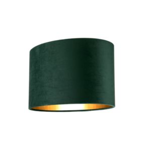 GoodHome Bodmin Dark green Oval Lamp shade (D)30cm