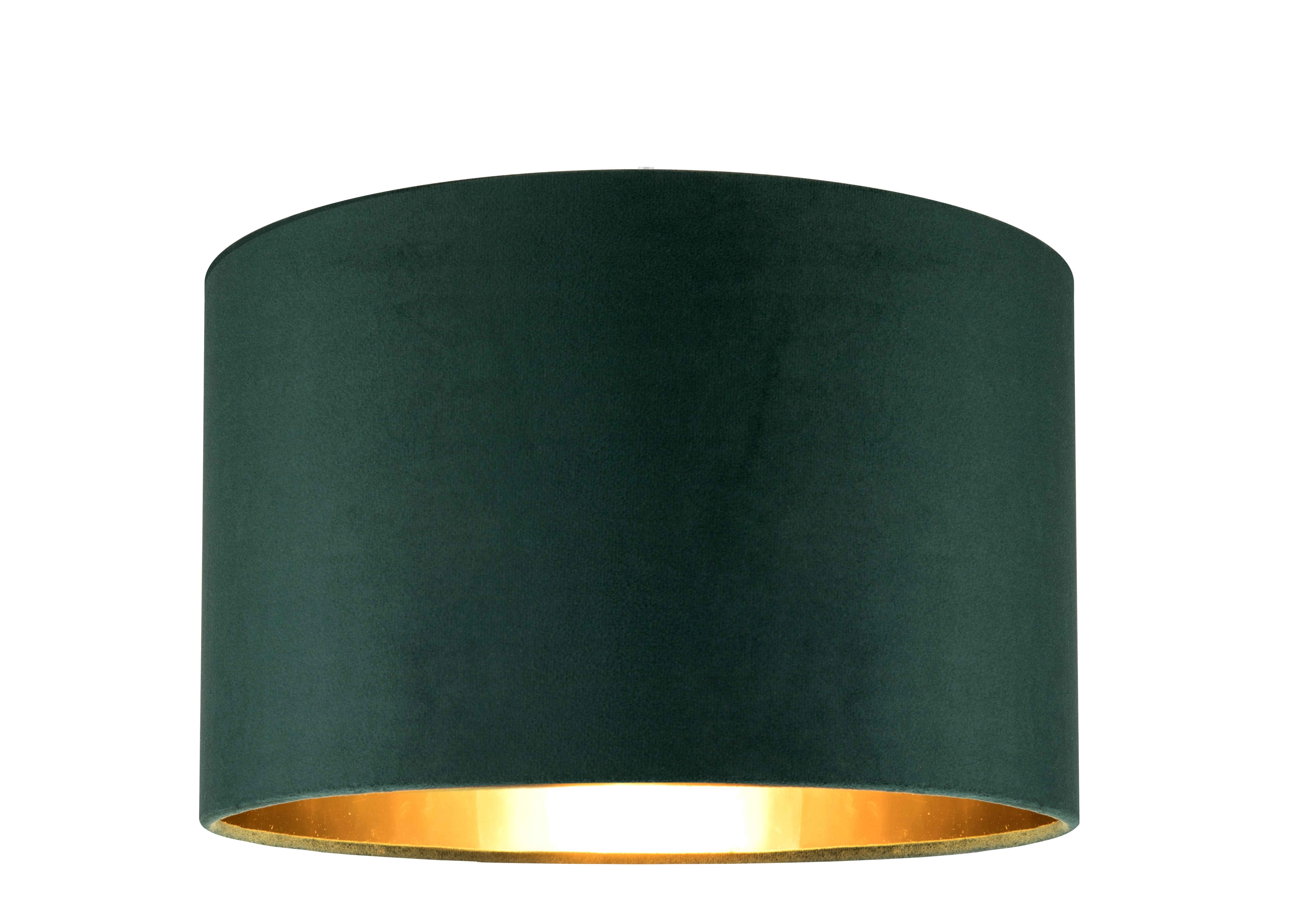 GoodHome Bodmin Dark green Round Lamp shade (D)30cm