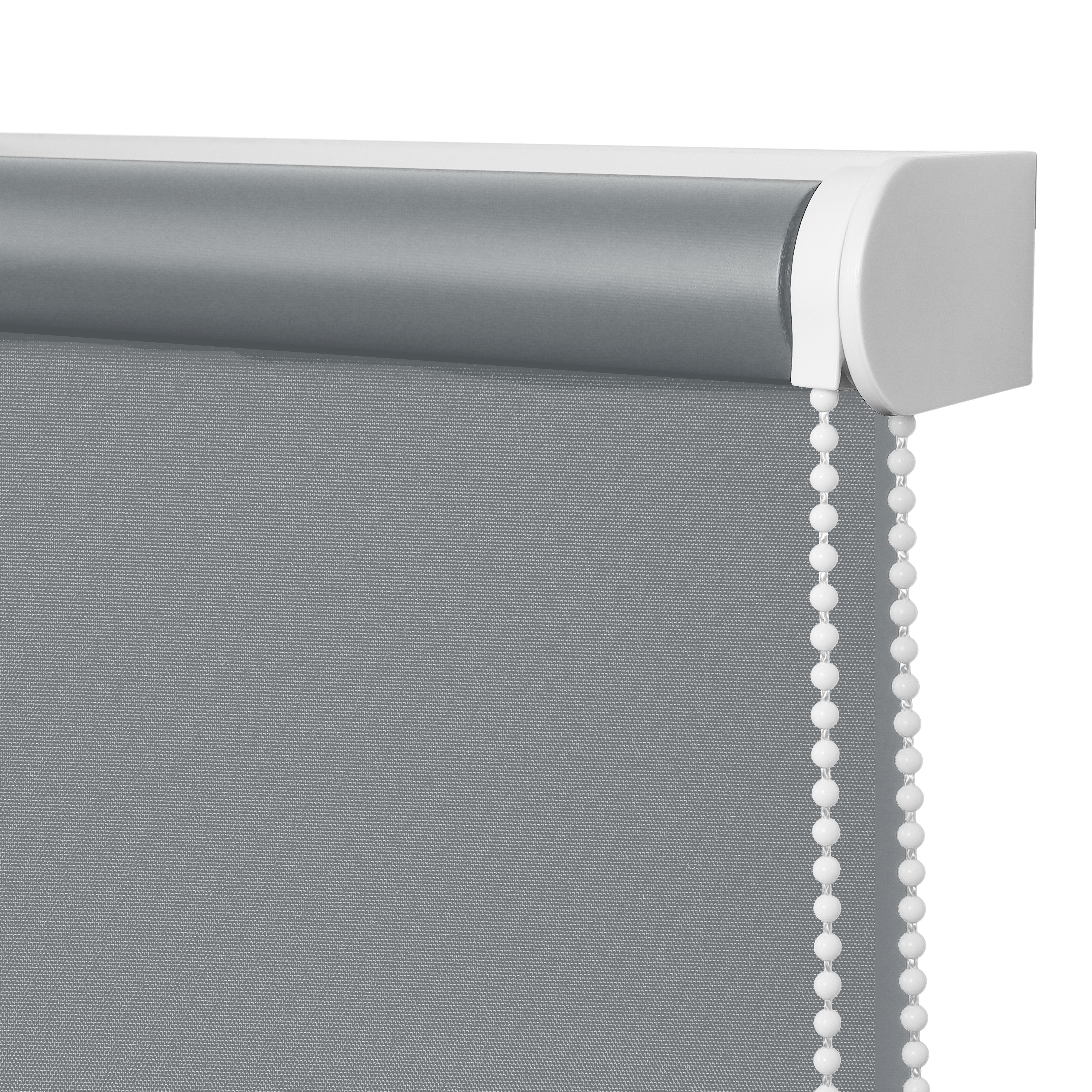 GoodHome Boreas Corded Concrete grey Blackout Roller Blind (W)180cm (L)180cm