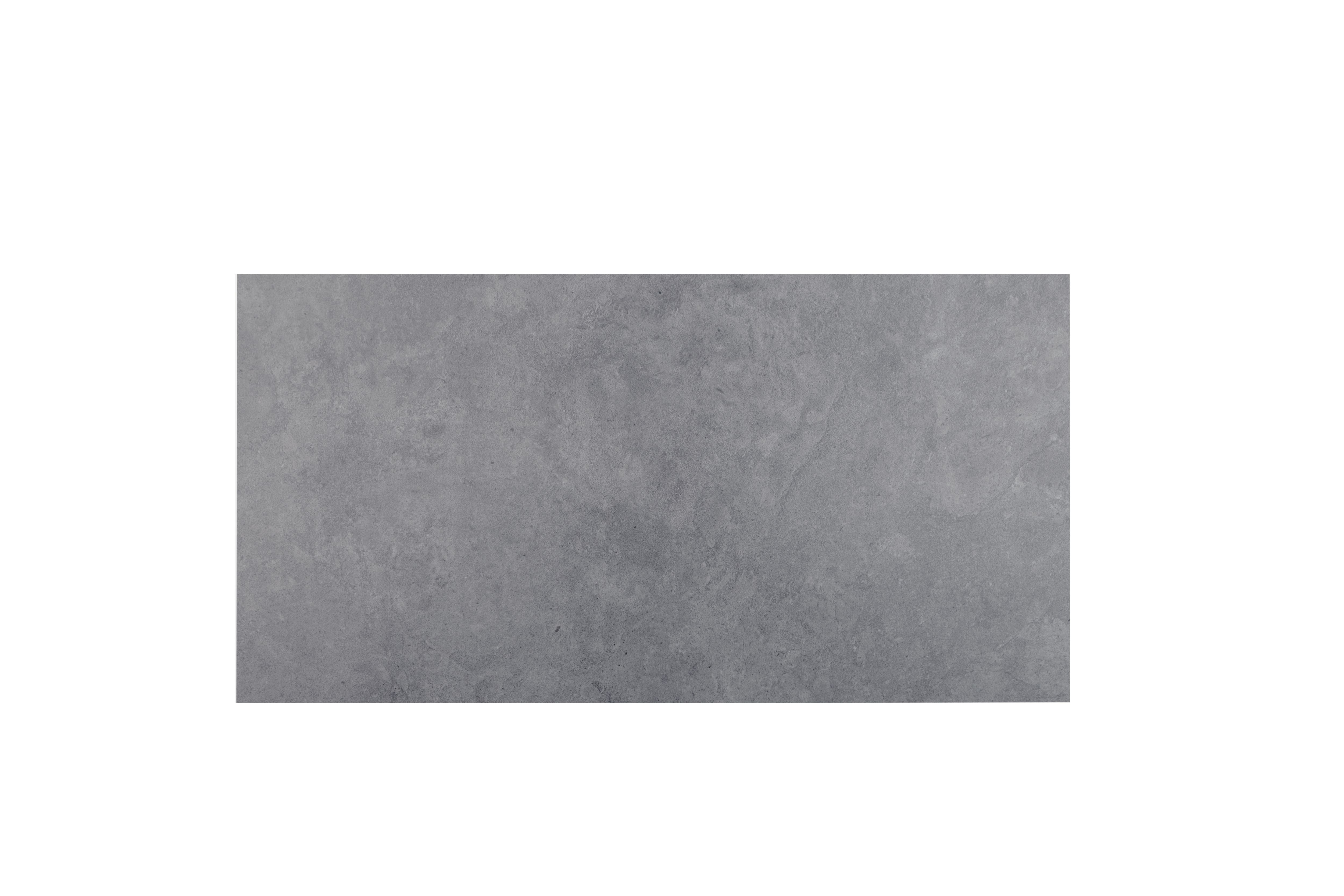 GoodHome Bossa Nova Grey Plain Stone effect Self-adhesive Vinyl tile, Pack of 7