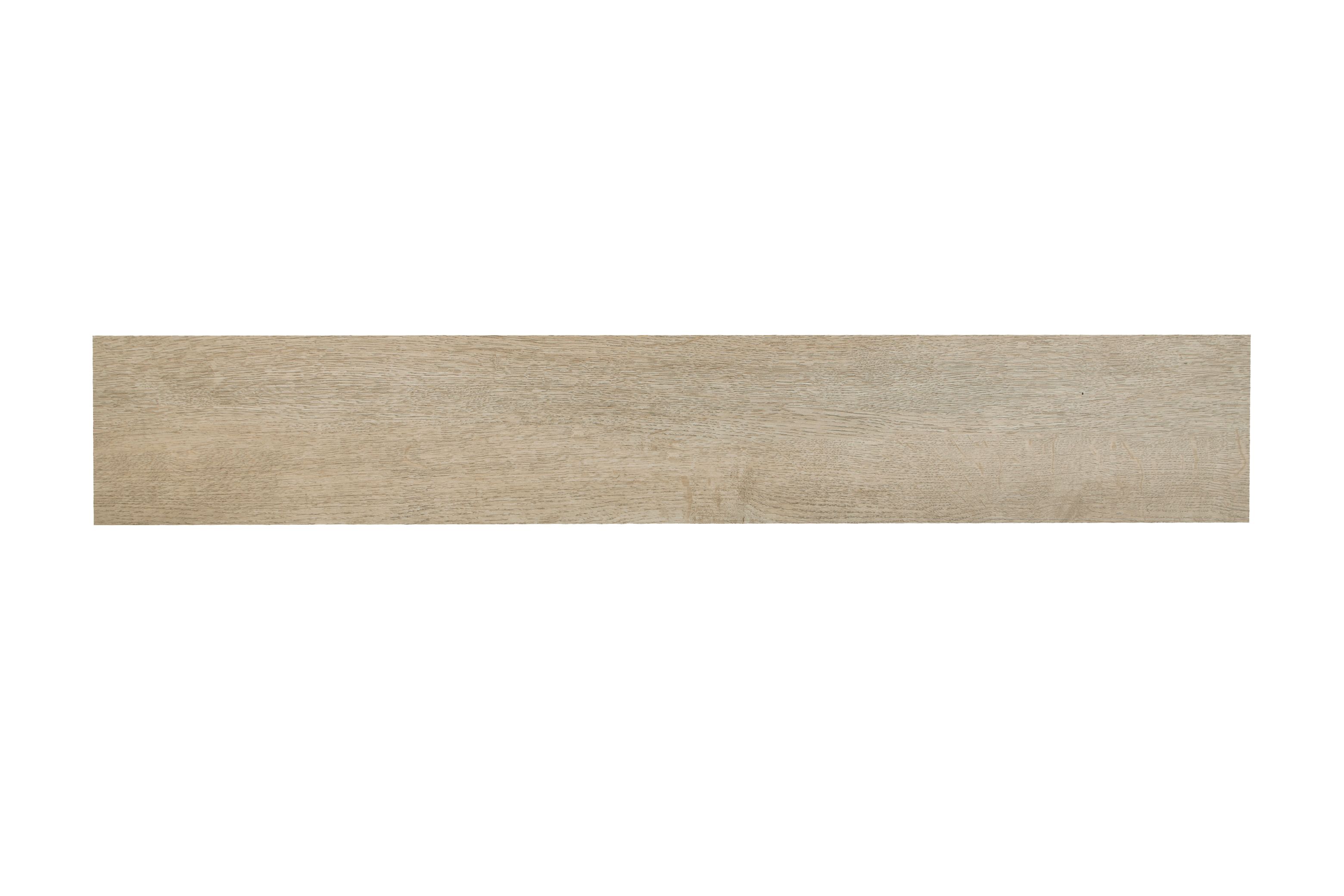 GoodHome Bossa Nova Natural Plain Wood effect Vinyl tile, Pack of 7