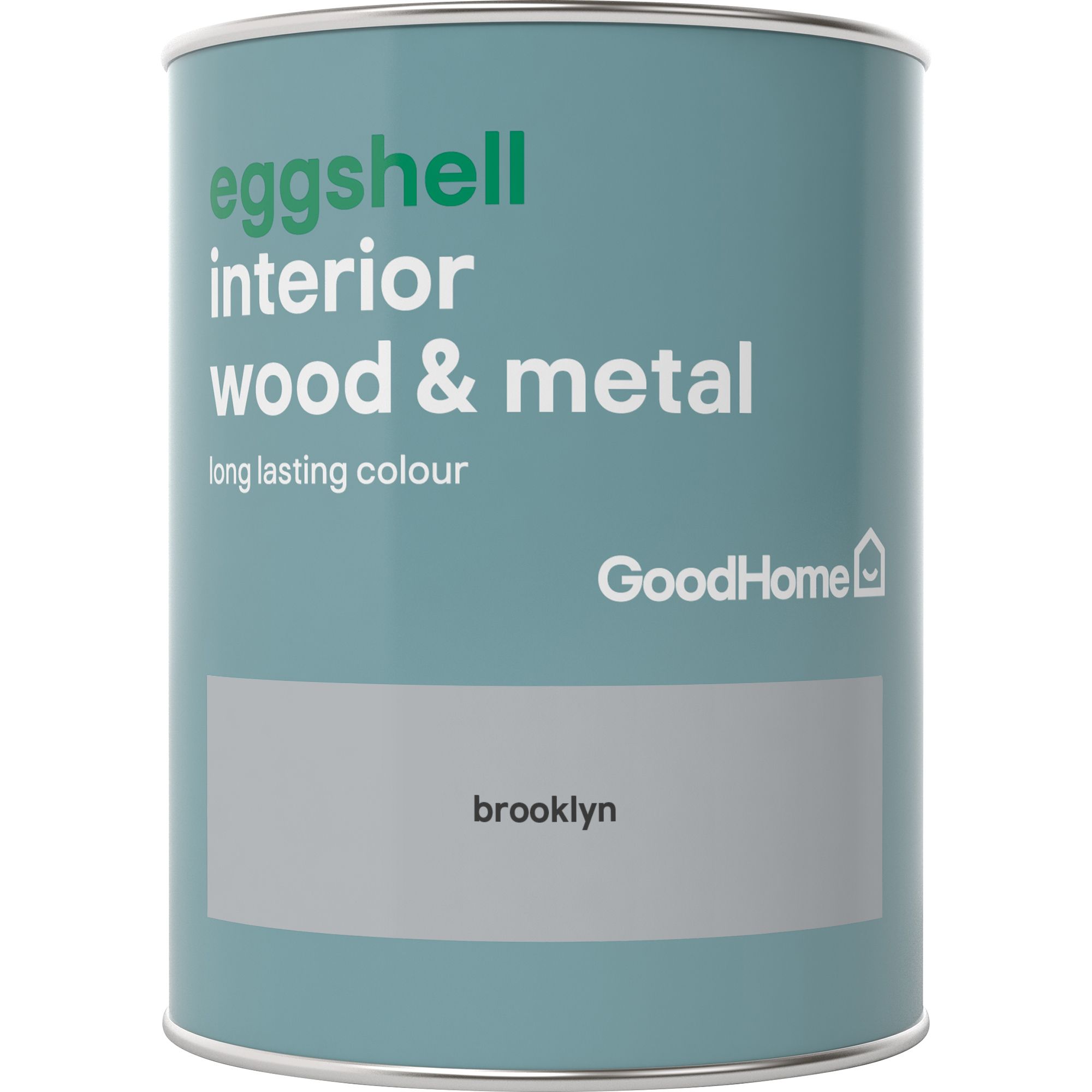 GoodHome Brooklyn Eggshell Metal & wood paint, 750ml