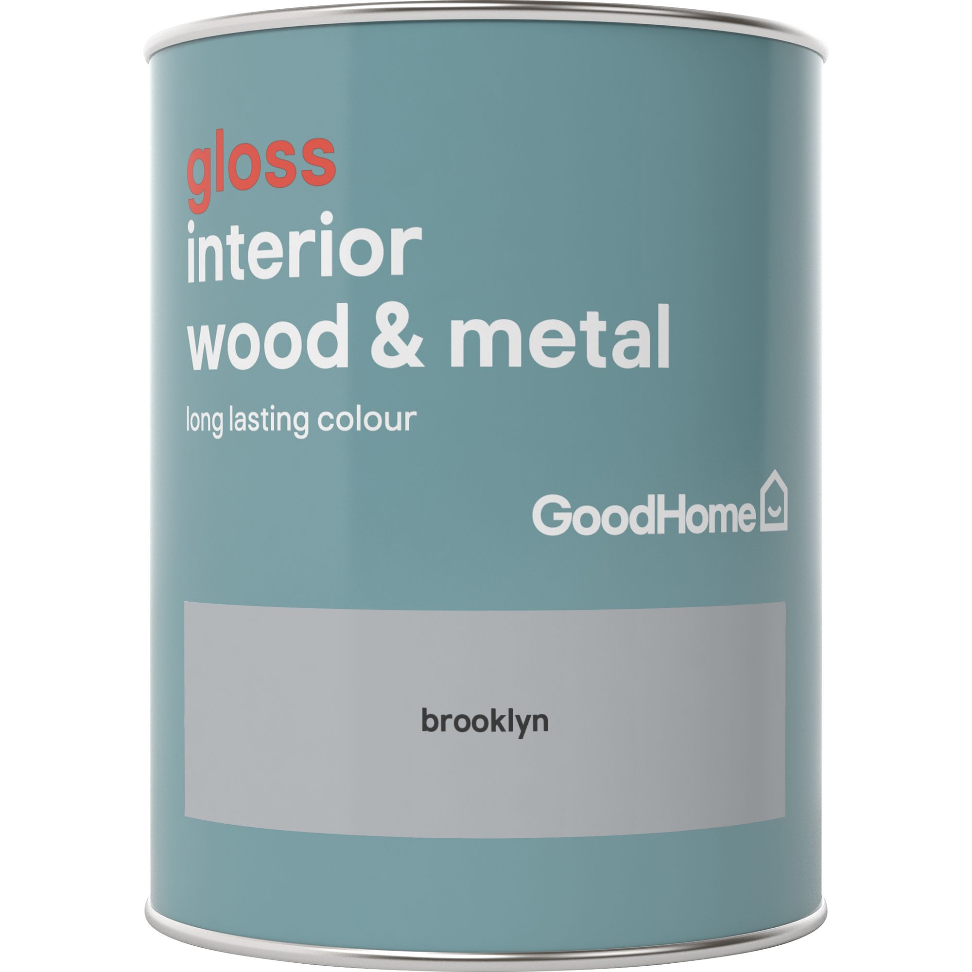 GoodHome Brooklyn Gloss Metal & wood paint, 750ml
