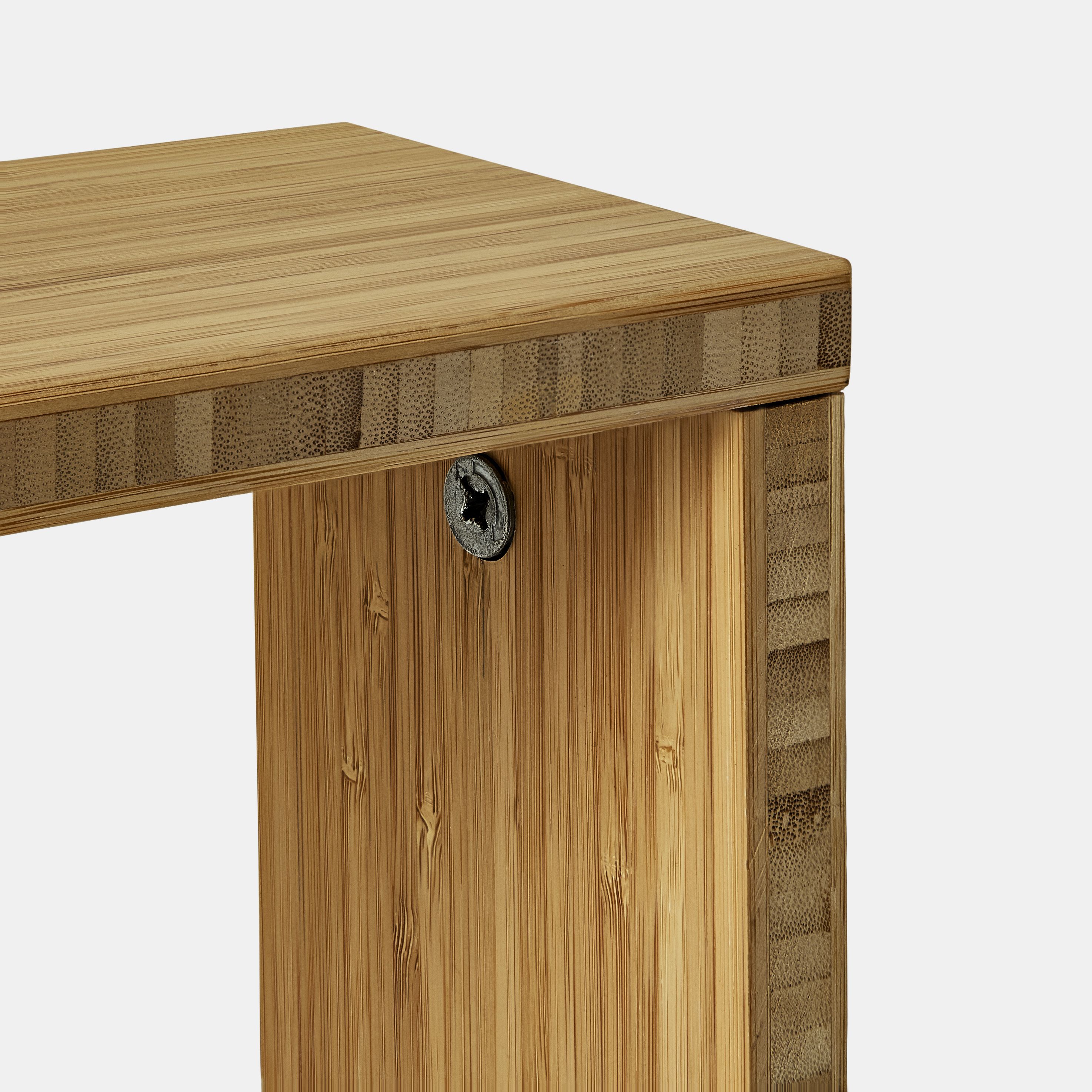 GoodHome Budu Natural Bamboo Worktop shelving