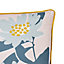 GoodHome Cabochon Floral Multicolour Cushion (L)45cm x (W)45cm