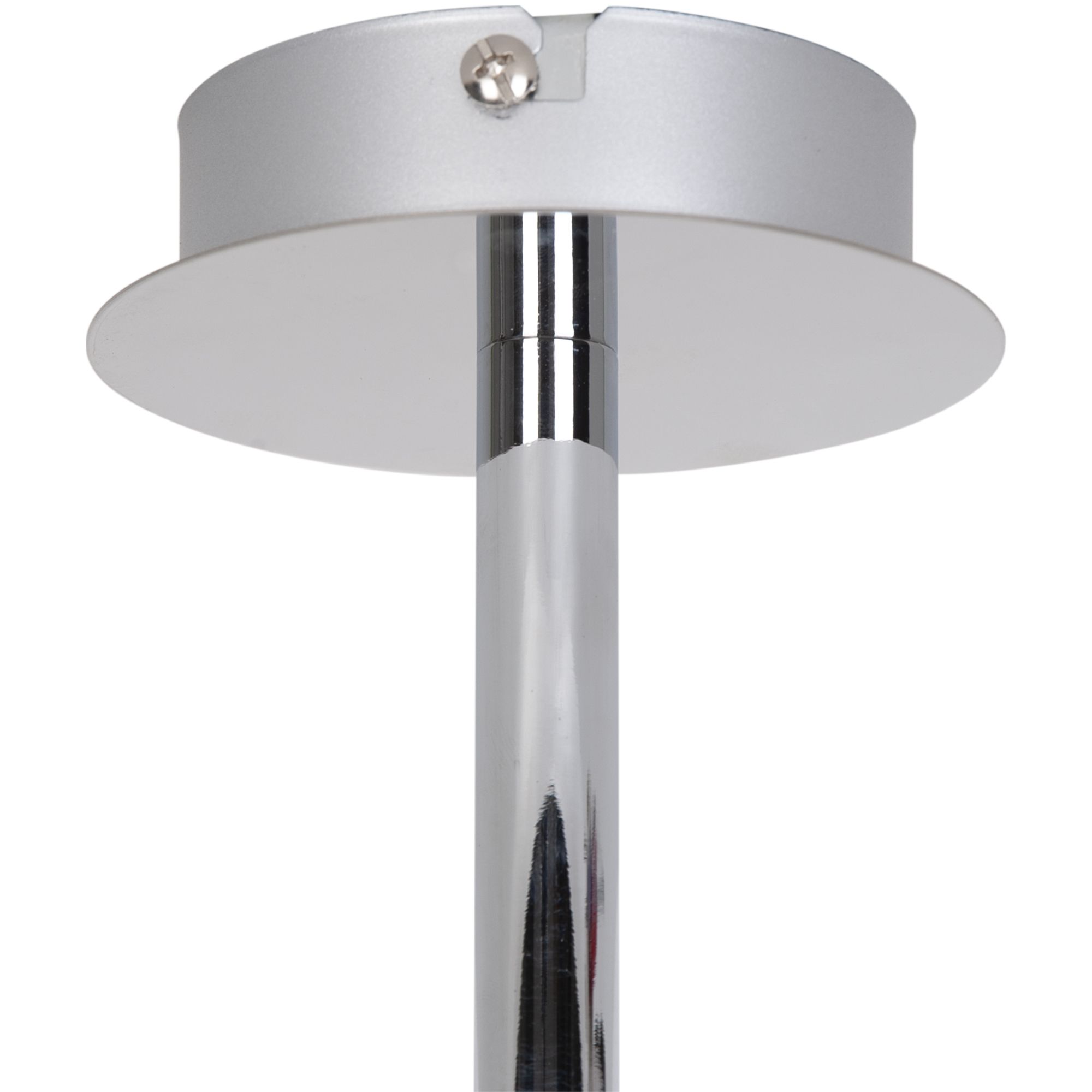 GoodHome Caelus Spiral Metal Chrome effect 14 Lamp Ceiling light