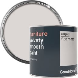 GoodHome Calgary Flat matt Furniture paint, 500ml