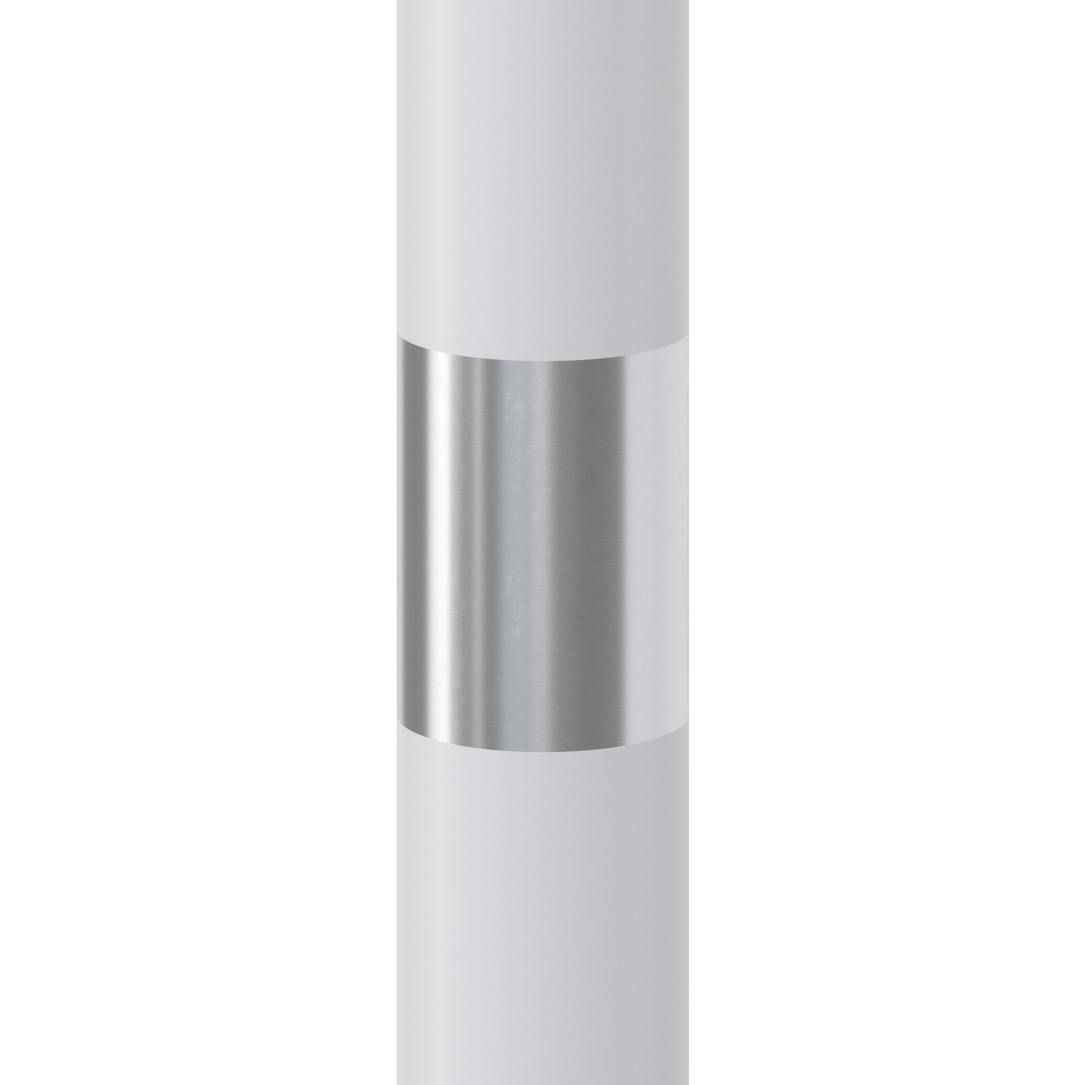 GoodHome Callisto Contemporary Stainless steel Mains-powered 1 lamp Integrated LED Outdoor Post light (H)1000mm