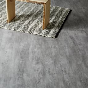 GoodHome Caloundra Vintage grey oak Vintage plank design Grey wood effect Laminate Flooring, 2.397m²