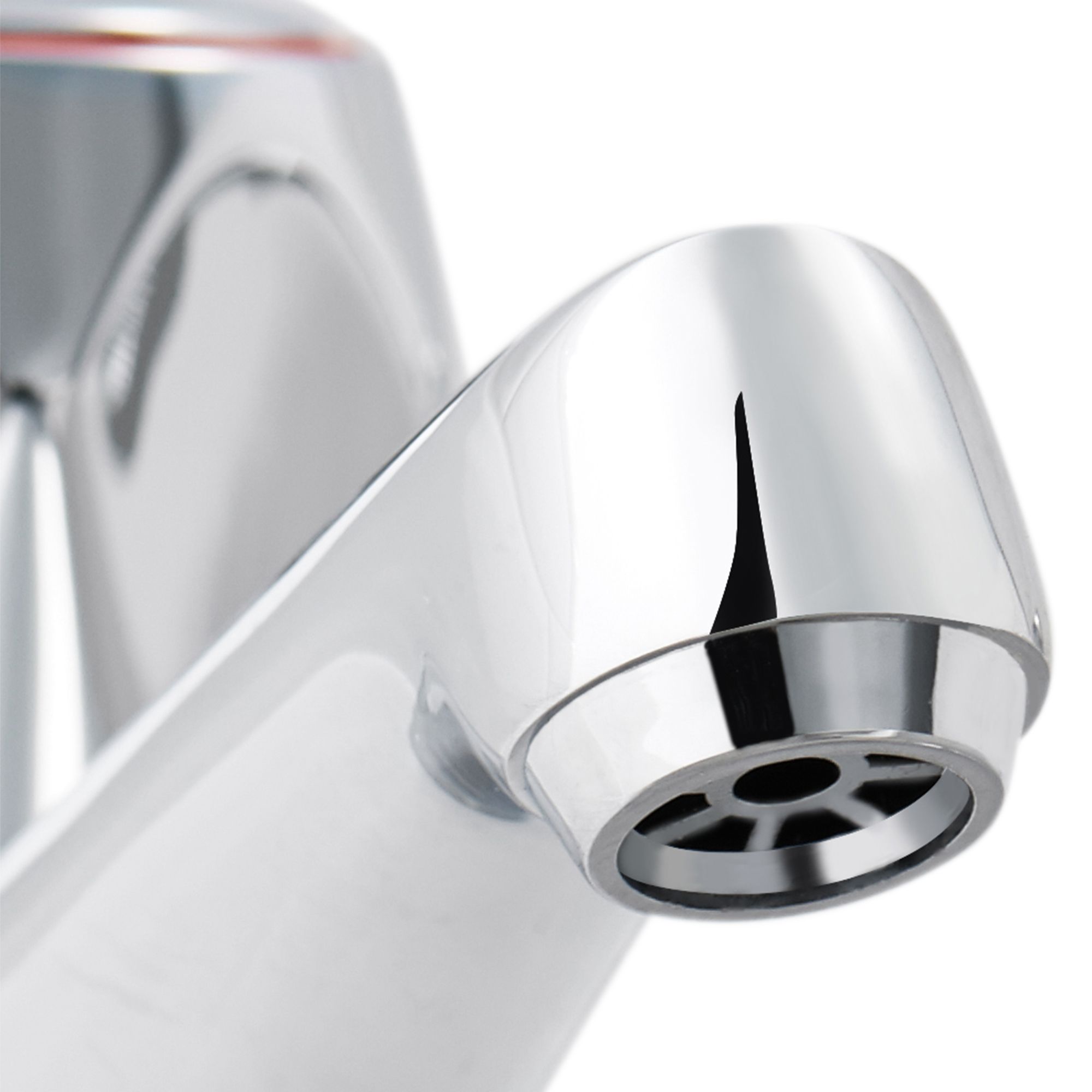 GoodHome Calp Bath Pillar Tap, Pack of 2