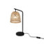 GoodHome Calume Modern Natural Eco halogen Table lamp