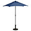 GoodHome Carambole (H) 2.15m Abyssal blue Standing parasol