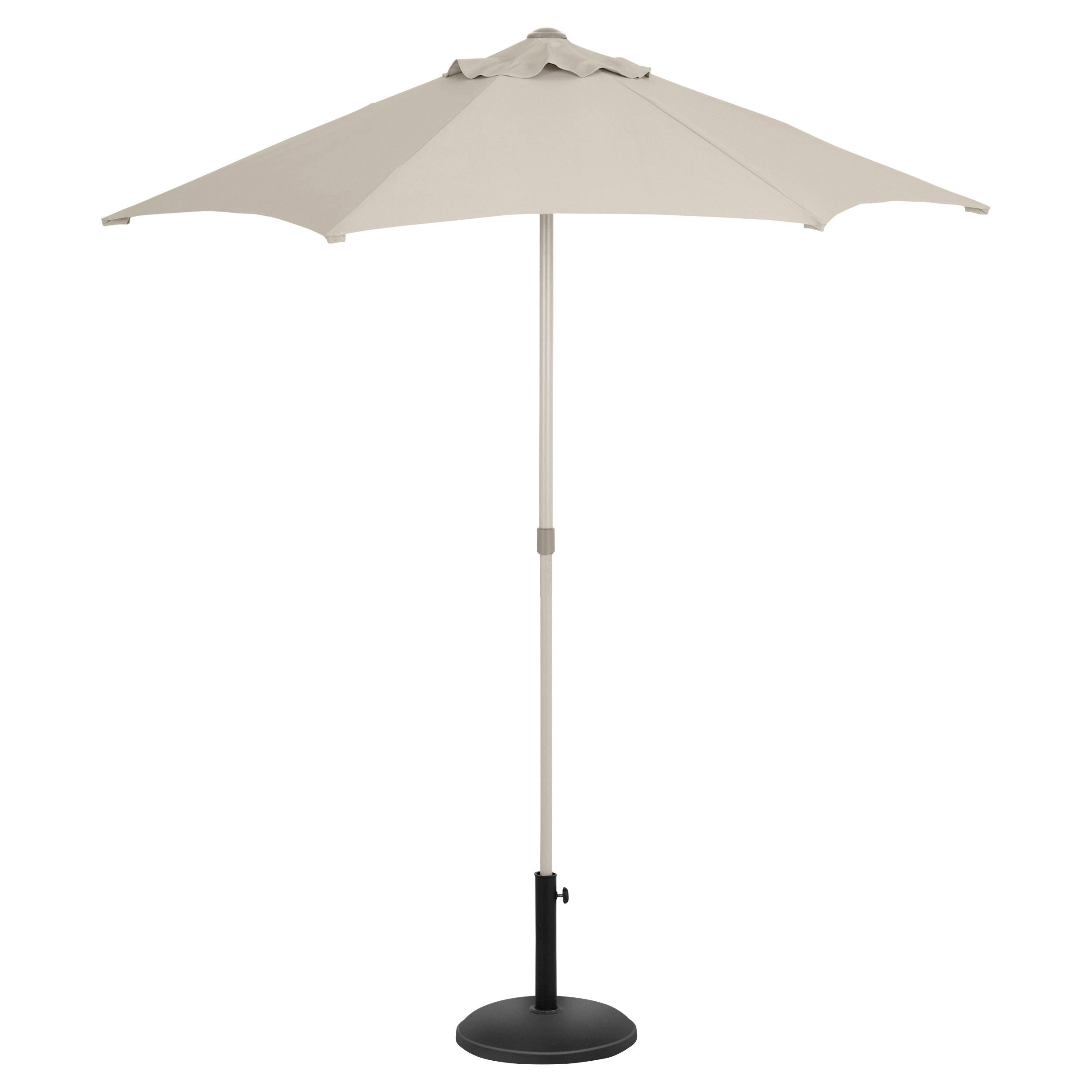 GoodHome Carambole (H) 2.15m Sand Standing parasol