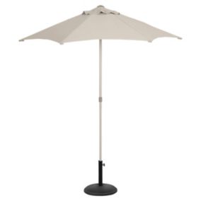 GoodHome Carambole (H) 2.15m Sand Standing parasol