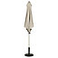 GoodHome Carambole (H) 2.15m Sand Standing parasol