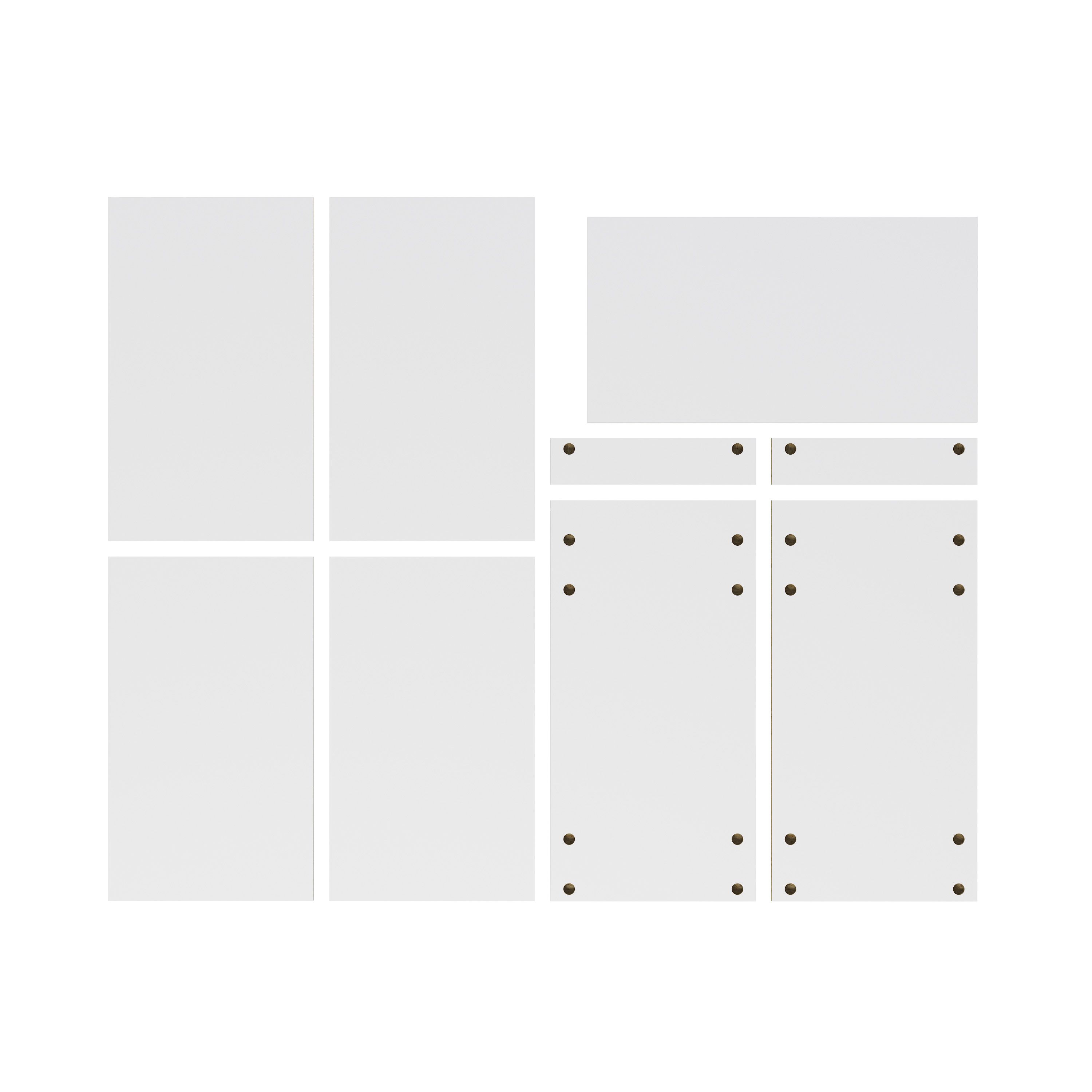 GoodHome Caraway Innovo Handleless 300mm Larder shelf pack DIY at B&Q