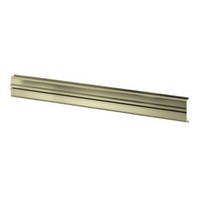 GoodHome Caraway Innovo Handleless Brushed brass effect Drawer profile rail