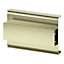 GoodHome Caraway Innovo Handleless Brushed brass effect Middle larder rail