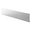 GoodHome Caraway Innovo Handleless Satin Brushed steel effect Dishwasher fake drawer rail