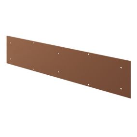 GoodHome Caraway Innovo Handleless Satin Copper effect Dishwasher fake drawer rail