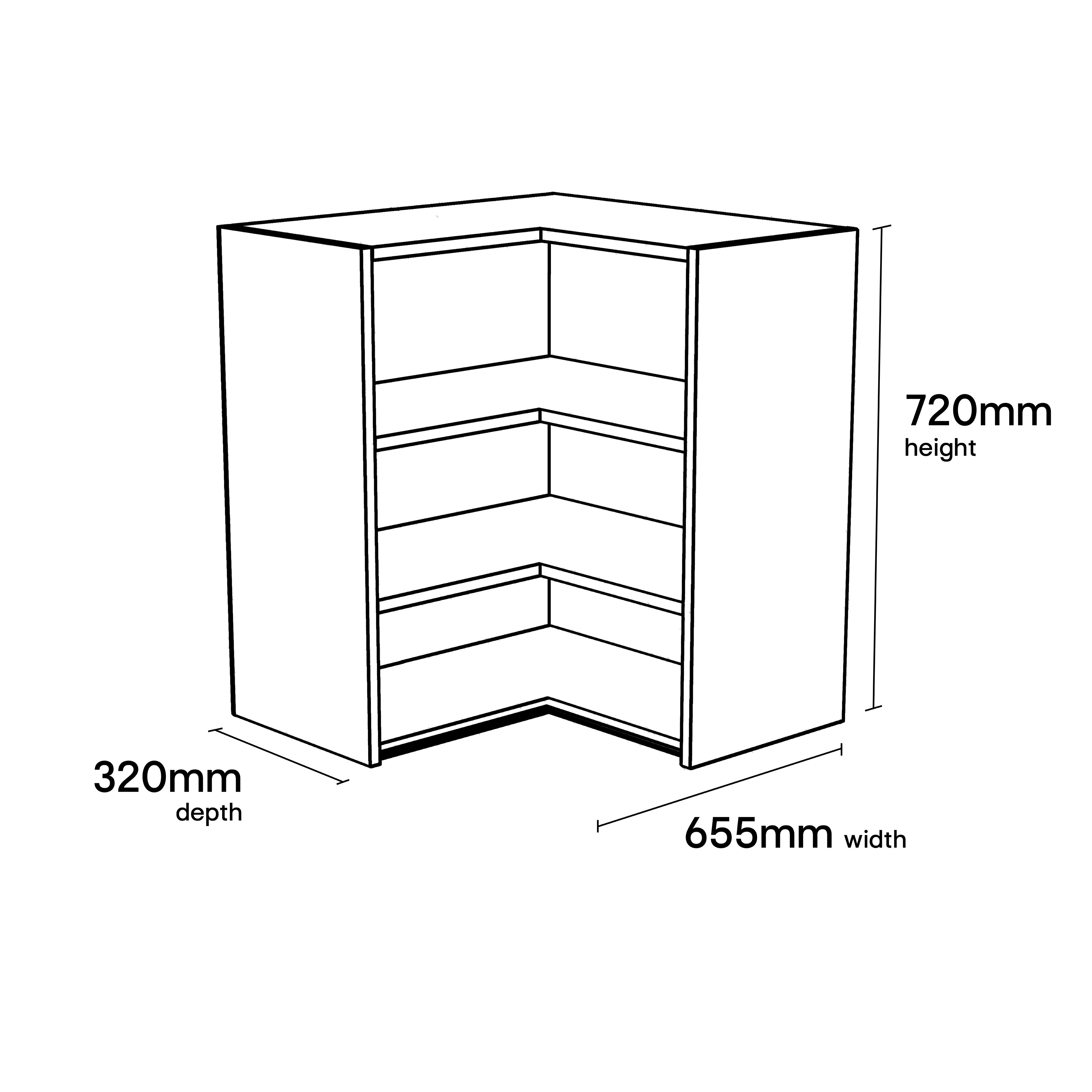 B&q corner wall deals unit