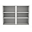 GoodHome Caraway Innovo Matt White Standard Wall cabinet, (W)1000mm (D)320mm
