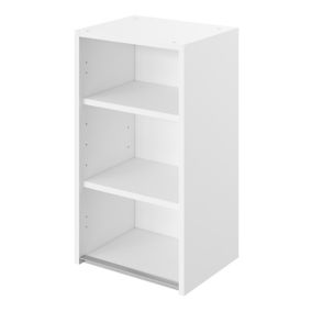 GoodHome Caraway Innovo Matt White Standard Wall cabinet, (W)400mm (D)320mm