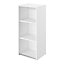 GoodHome Caraway Innovo Matt White Tall Wall cabinet, (W)400mm (D)320mm