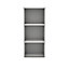 GoodHome Caraway Innovo Matt White Tall Wall cabinet, (W)400mm (D)320mm