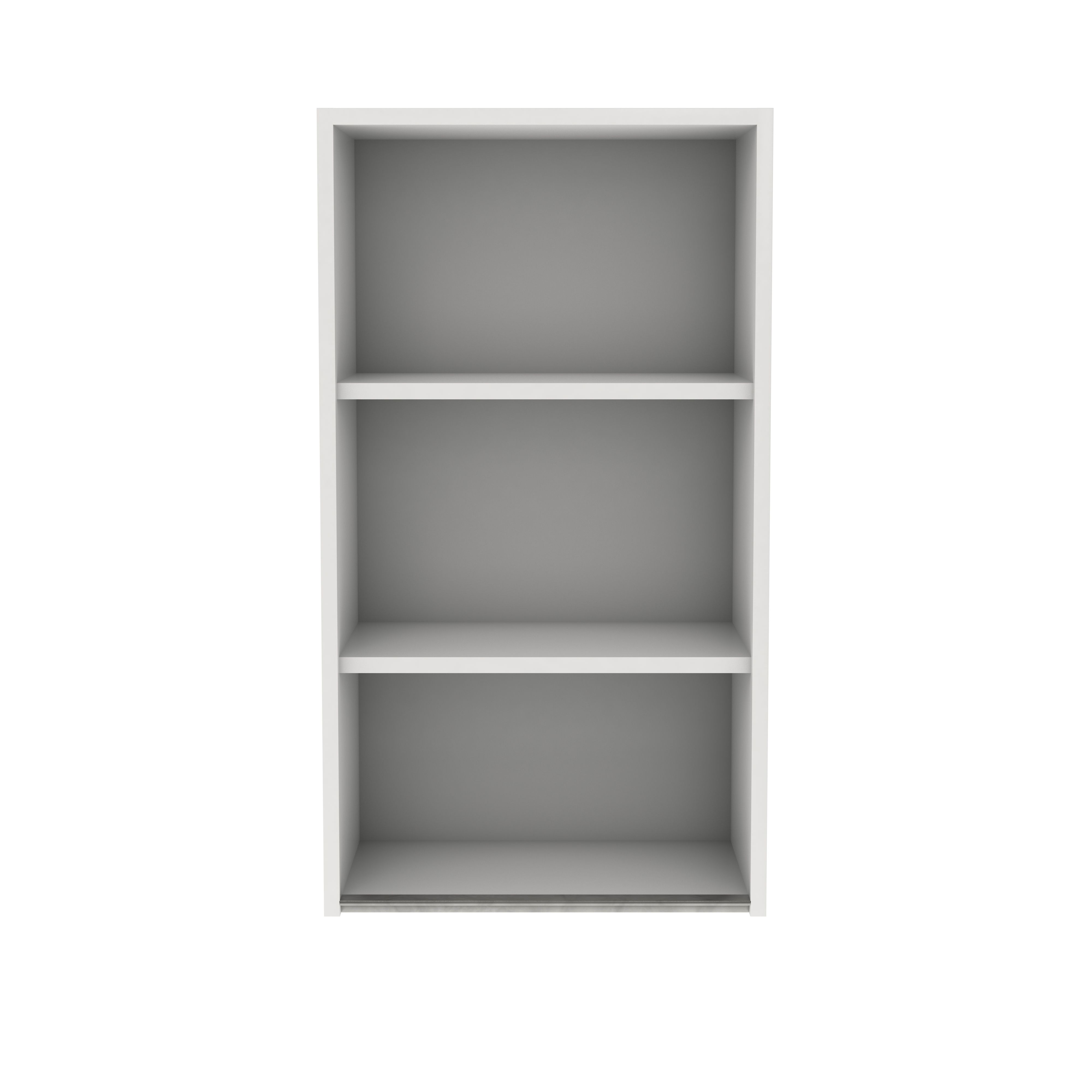 GoodHome Caraway Innovo Matt White Tall Wall cabinet, (W)500mm (D)320mm