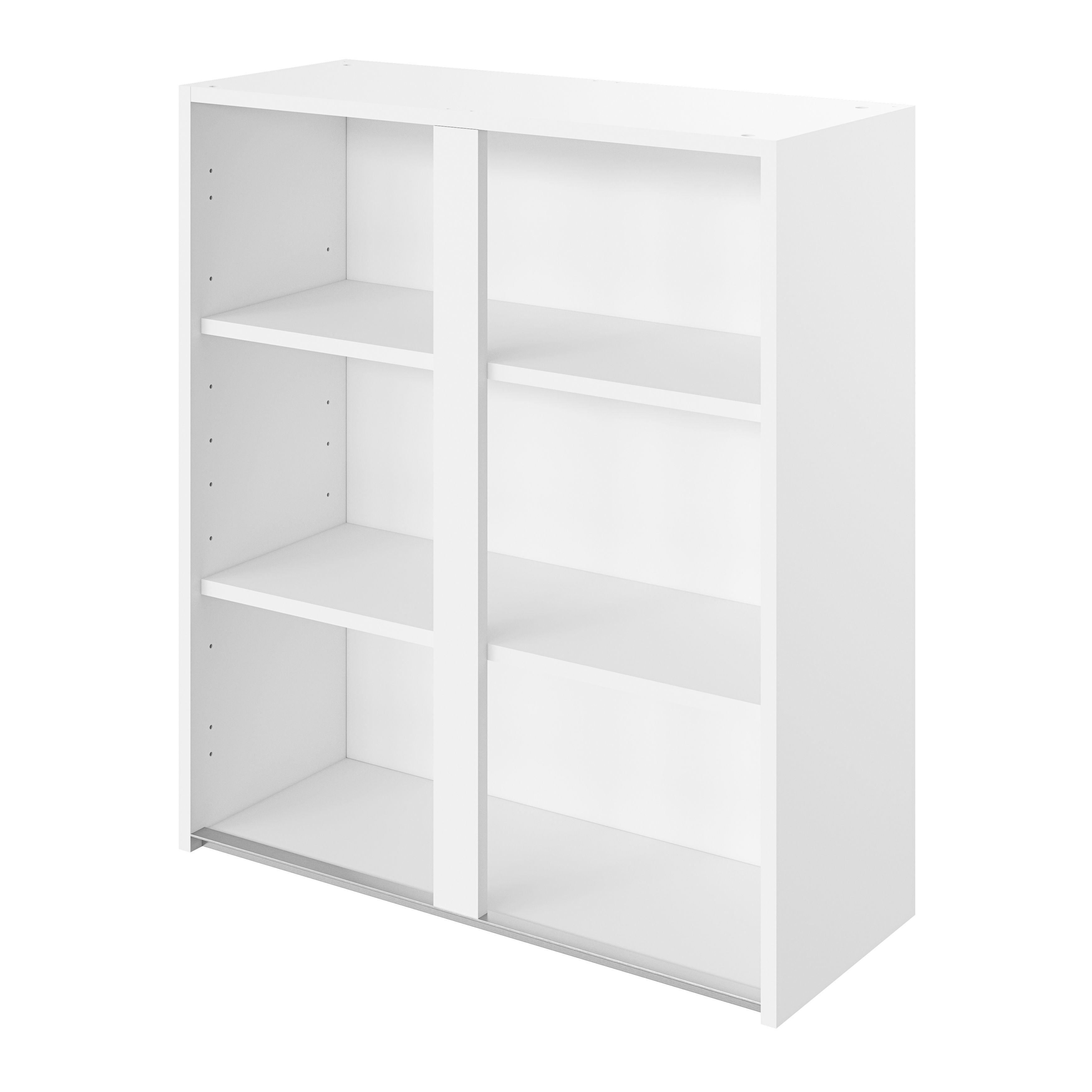 GoodHome Caraway Innovo Matt White Tall Wall cabinet, (W)800mm (D)320mm