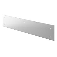 GoodHome Caraway Innovo Satin Brushed steel effect Dishwasher fake drawer rail