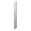 GoodHome Caraway Innovo Satin Brushed steel effect Middle larder rail