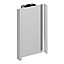 GoodHome Caraway Innovo Satin Brushed steel effect Middle larder rail