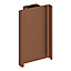 GoodHome Caraway Innovo Satin Copper effect Middle larder rail