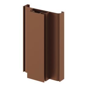 GoodHome Caraway Innovo Satin Copper effect Tall middle larder rail