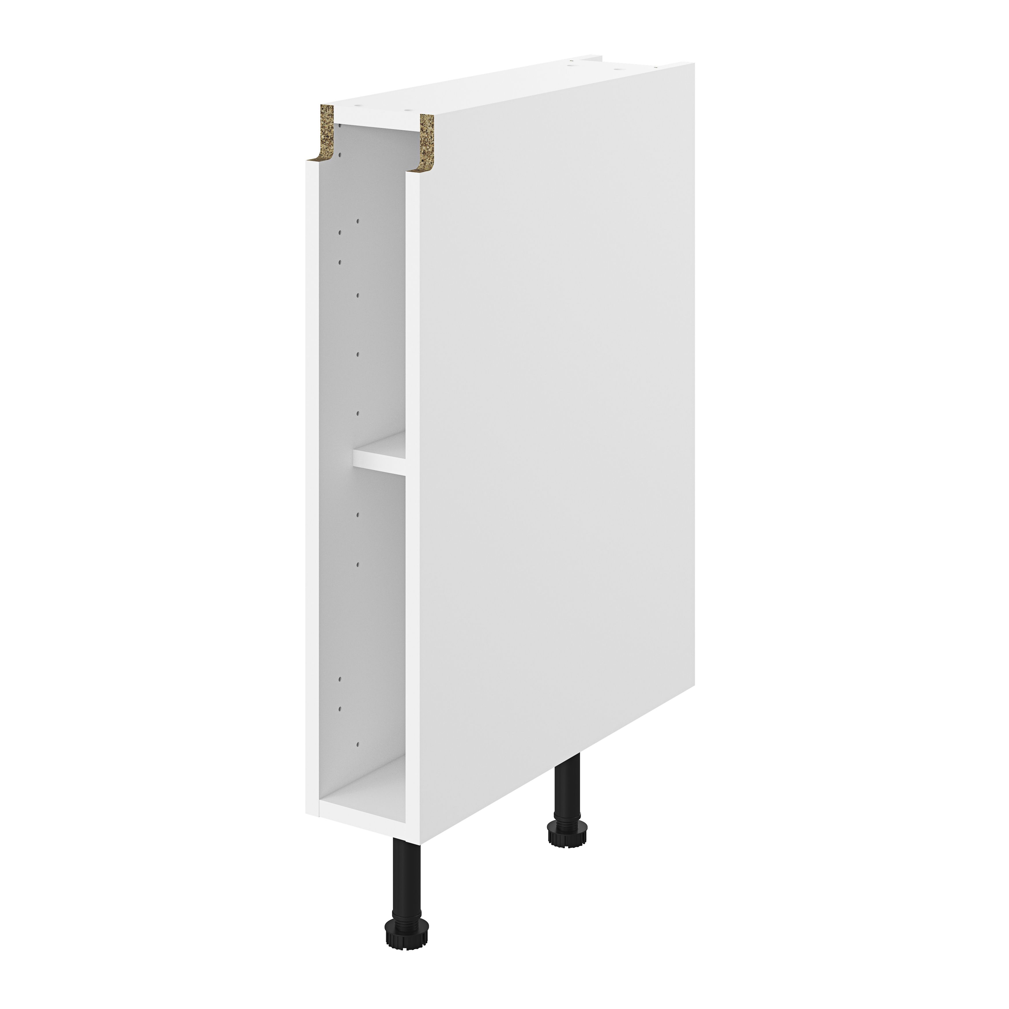 Goodhome Caraway Innovo White Base Cabinet W150mm Diy At Bandq 