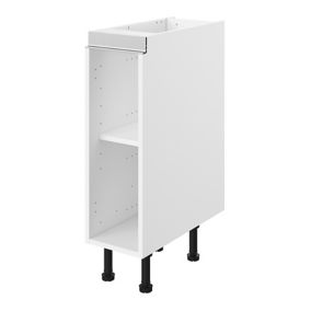 GoodHome Caraway Innovo White Base cabinet, (W)250mm
