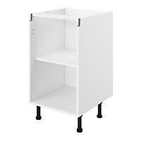 GoodHome Caraway Innovo White Base cabinet, (W)500mm