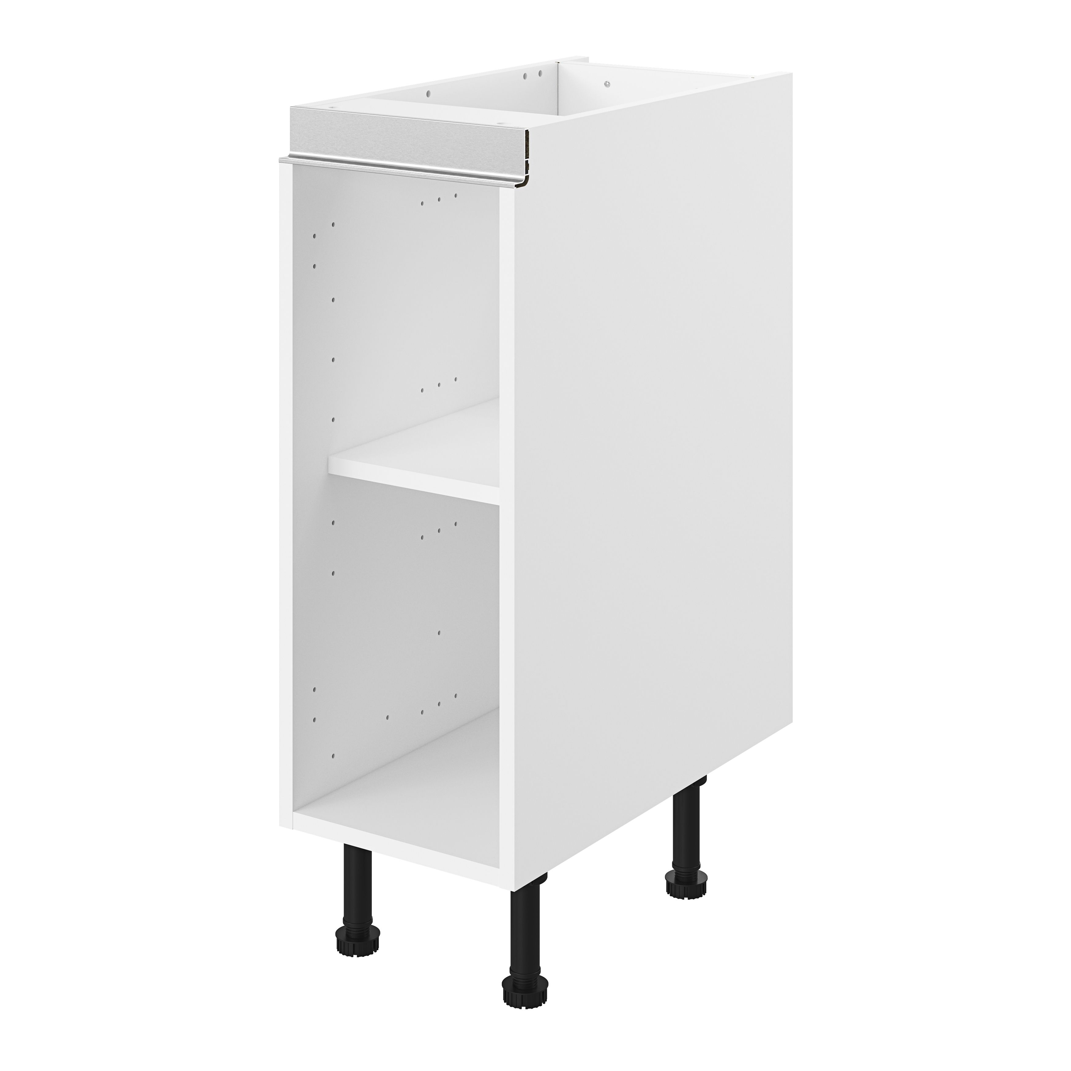 GoodHome Caraway Innovo White Base unit, (W)300mm