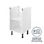 GoodHome Caraway Innovo White Base unit, (W)500mm