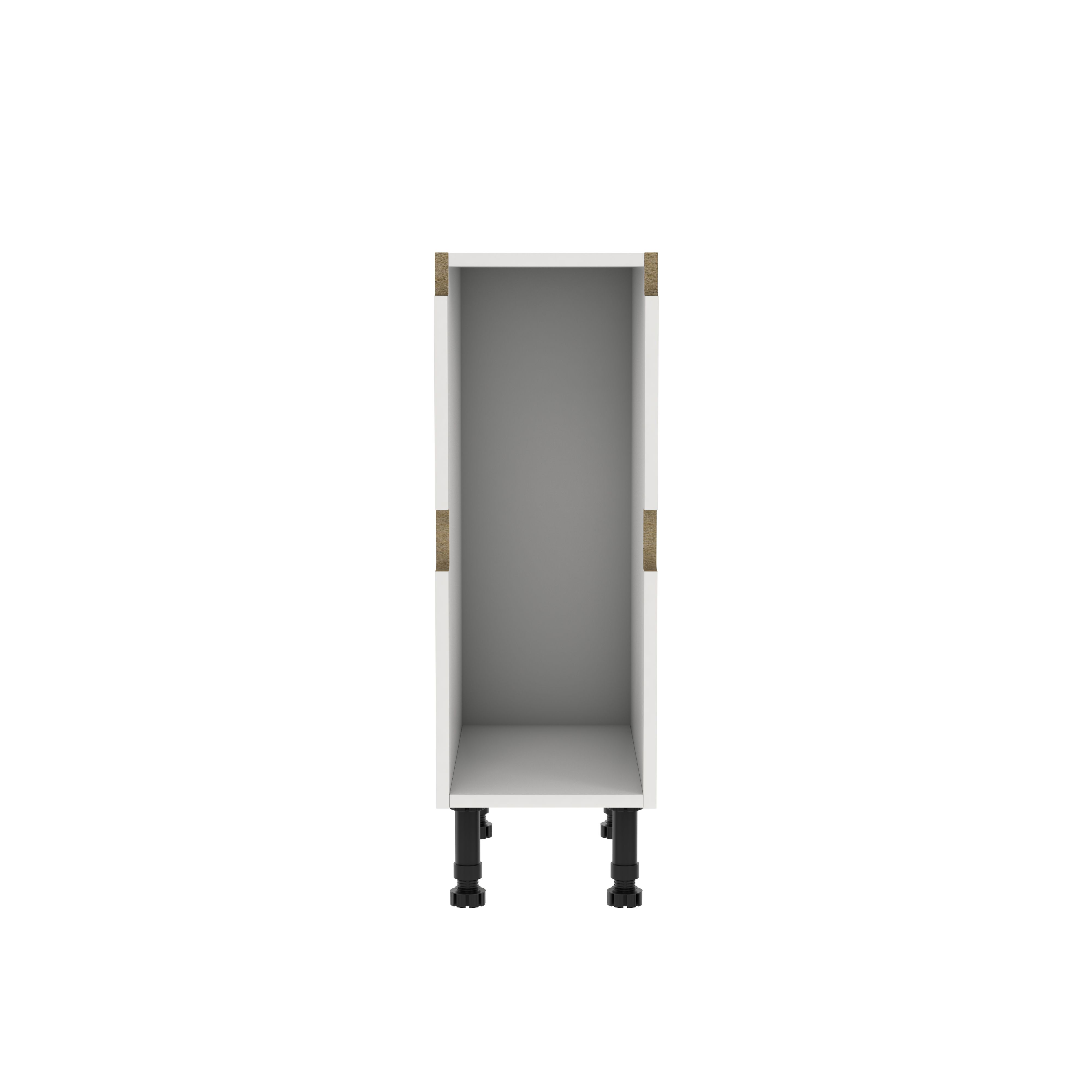 GoodHome Caraway Innovo White Drawer Base cabinet, (W)300mm