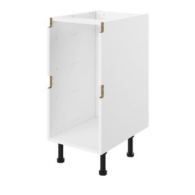 GoodHome Caraway Innovo White Drawer Base cabinet, (W)400mm