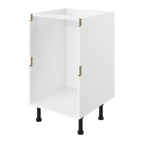 GoodHome Caraway Innovo White Drawer Base cabinet, (W)500mm
