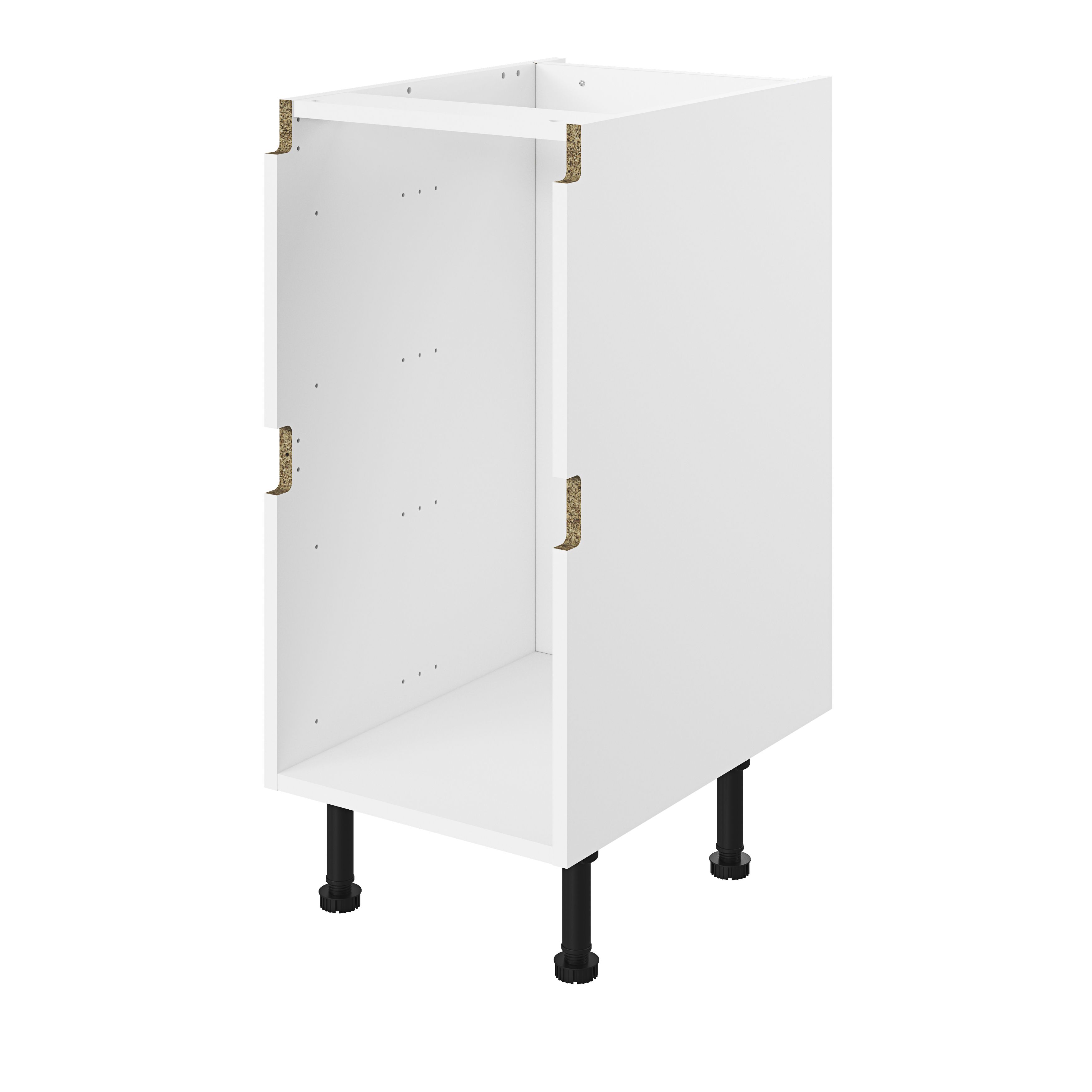 GoodHome Caraway Innovo White Drawer Base unit W 400mm