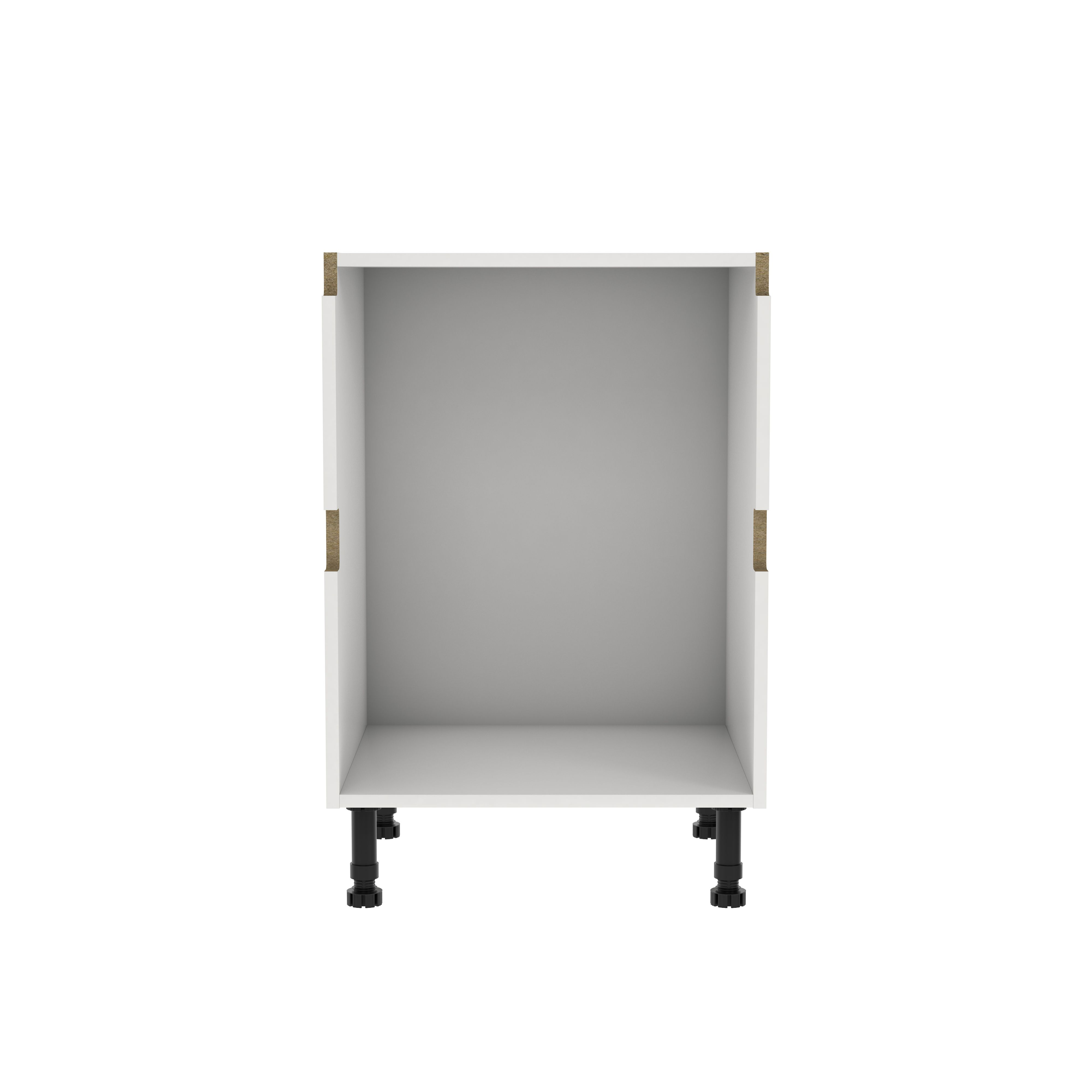 GoodHome Caraway Innovo White Drawer Base unit, (W)600mm